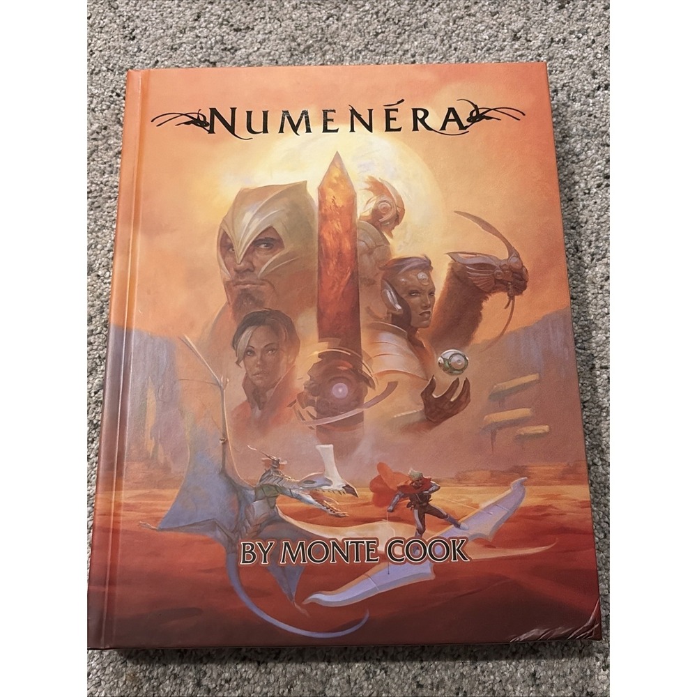 Numenera RPG Corebook Hardcover MAP INCLUDED See Pics